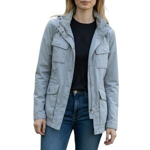 Noodlepark Gray Women's Windbreaker. Large.